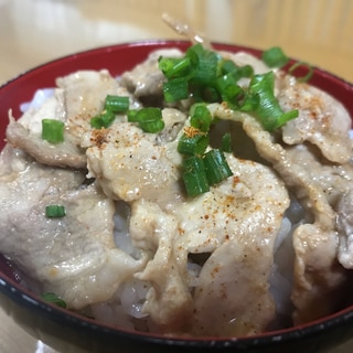 オイスターソースの豚丼